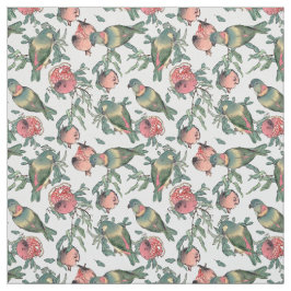 Tecido Pomegranato e aves