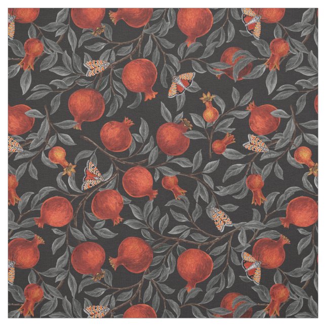 Tecido Pomegranatos e Bella Moths (Modelo)