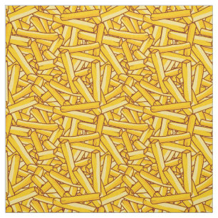 Tecido Pommes Frites Franceses Fries Novelty