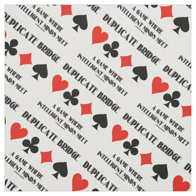 Tecido Ponte Duplicada Um Jogo Onde Mentes Inteligentes (Modelo)