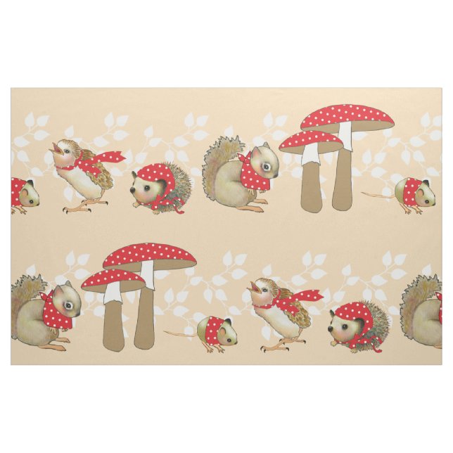 Tecido Ponto do cogumelo Ditto (Fat Quarter)