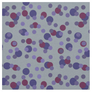 Tecido Pontos de Frutas Vermelhas, Violeta e Roxo