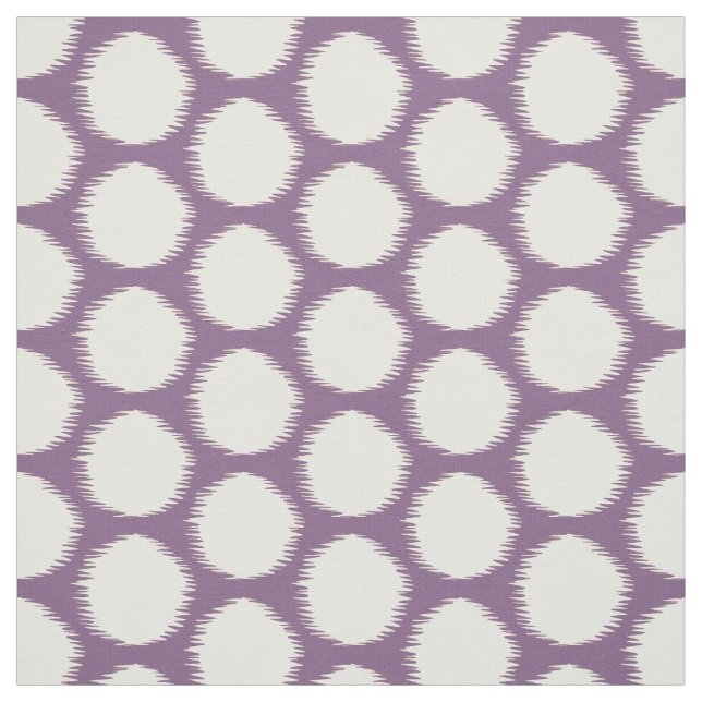 Tecido Pontos de Ikat de Moods da Ásia Violet (Modelo)