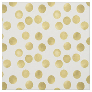 Tecido Pontos Dourados do Glitz