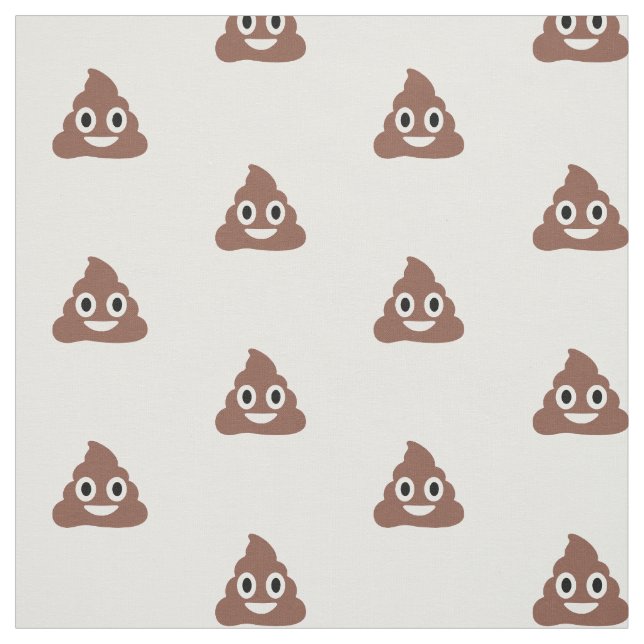 Tecido Poo Emoticon Personalizável (Modelo)