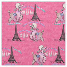 Poodle glamourosa em Paris