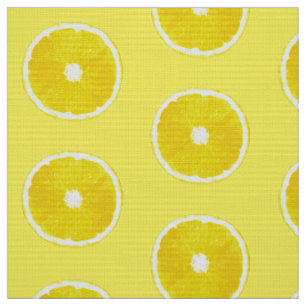 Tecido Pop Art Lemon Slices - amarelo macio