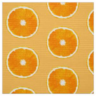 Tecido Pop Art Orange Slices - laranja pastel