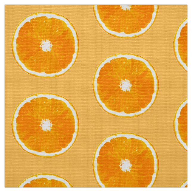 Tecido Pop Art Orange Slices - laranja pastel (Modelo)