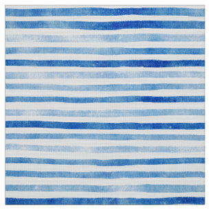 Tecido Poplin de pintas aquáticas azul-ciano
