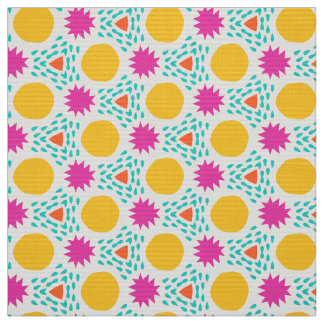 Tecido POPSTAR - Divertidas Formas Geométricas de Criança