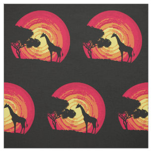 Tecido Por do sol africano