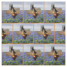 Tecido Por do sol de Jack da bomba de óleo de Texas e
