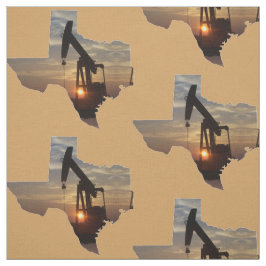 Tecido Por do sol de Jack da bomba de óleo de Texas em