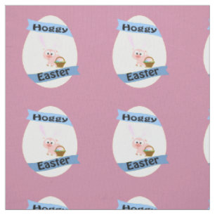 Tecido Porco Páscoa Hoggy