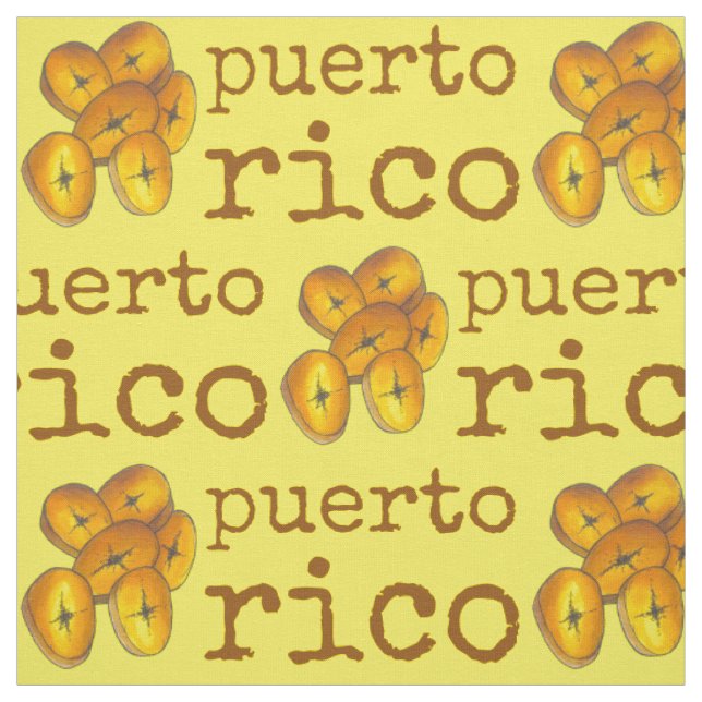 Tecido Porto Rico Fried Plantain Tostones Comida Cuisine (Modelo)