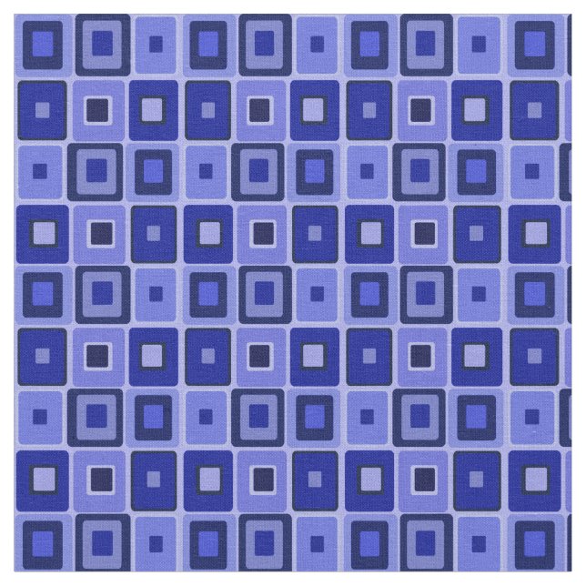 Tecido Praça do Mod Azul (Detalhe)