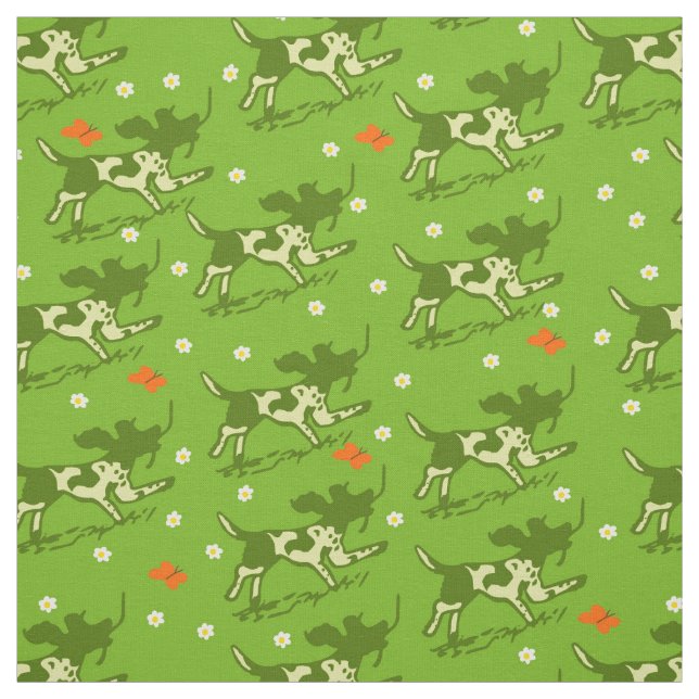 Tecido Prado da borboleta (Modelo)