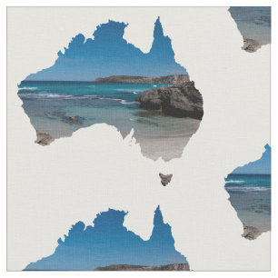 Tecido Praia secreta no paraíso Austrália