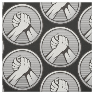 Tecido Prata da luta de braço