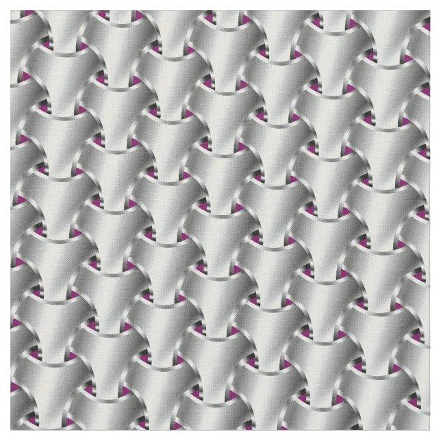 Tecido Prata no correio Chain roxo (Detalhe)