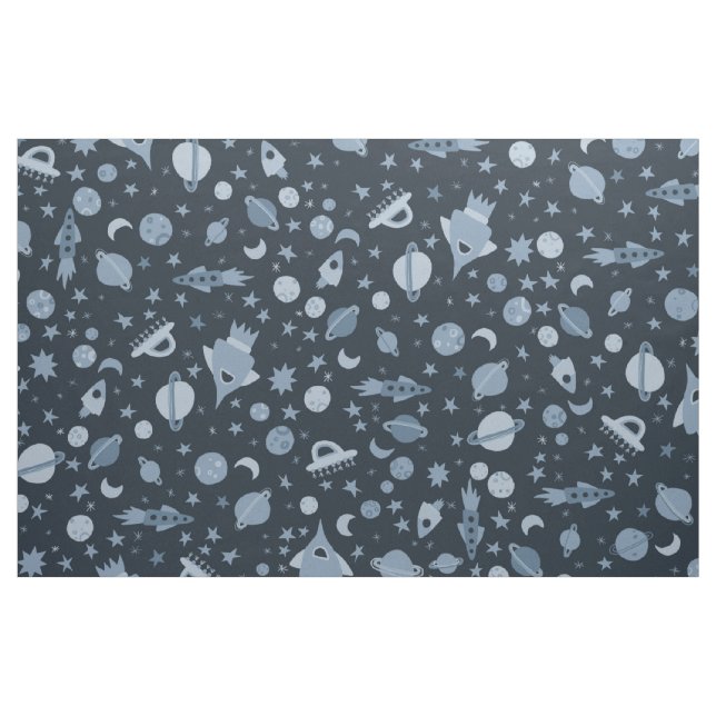 Tecido Preciso De Um Padrão De OVNI Do Universo Espacial (Jarda)