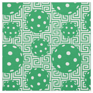 Tecido Preppy Pickleball Chave Grega - Verde