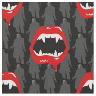 Tecido presas nojentas de vampiros negros