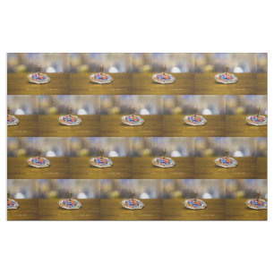 Tecido Presente SlipperyJoe Hanukkah dreidel base octogon