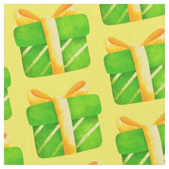 Tecido Presentes de Natal (Detalhe)