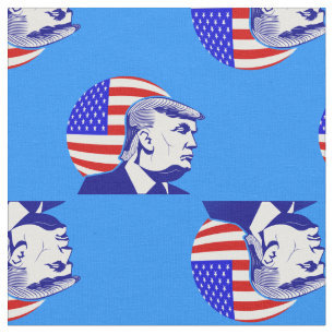 Tecido presidente da bandeira americana donald trump