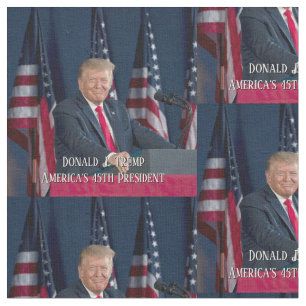 Tecido Presidente Donald J. Discurso Trump Mt Rushmore
