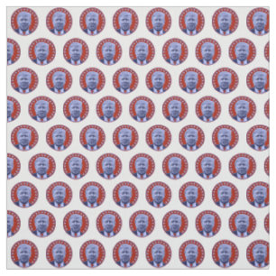 Tecido Presidente Donald Trump em Vermelho
