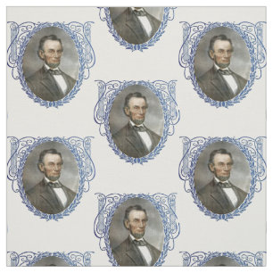Tecido Presidente republicano americano de Abe Abraham