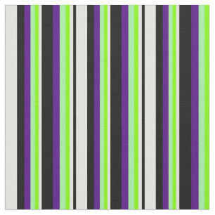 Tecido Preto, Amarelo claro, Chartreuse, Verde e Indigo