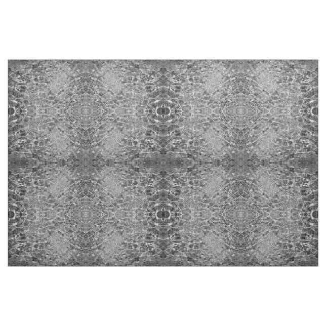 Tecido preto & branco da água Rippling abstrata da (Fat Quarter)