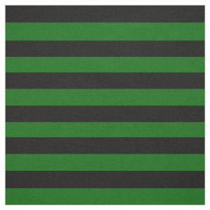Tecido Preto da meia-noite, stipe verde da ilha, listras