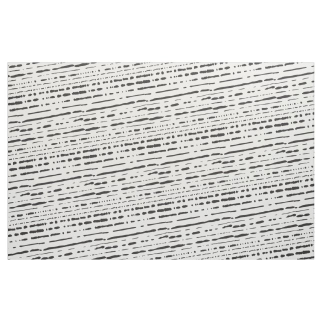 Tecido preto das listras das listras quebradas (Fat Quarter)