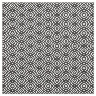 Tecido preto e branco do teste padrão dos