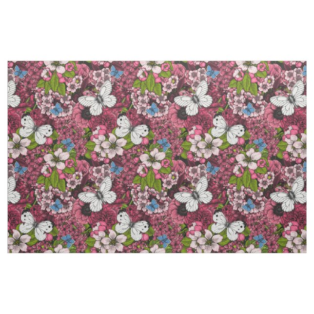 Tecido Primavera jardim 2 (Fat Quarter)