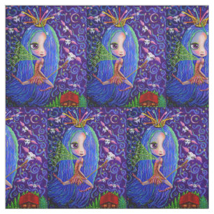 Tecido Princesa Grande Olho Boneca da fada de dente da