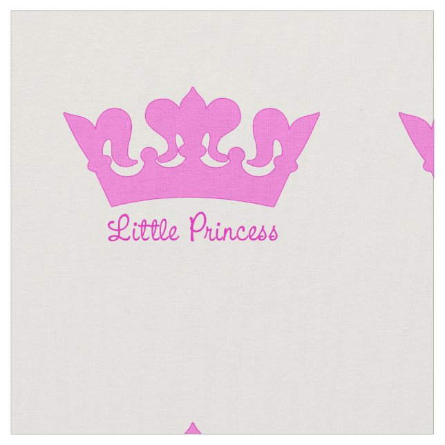 Tecido Princesa Pequena - Um Bebê Real (Detalhe)