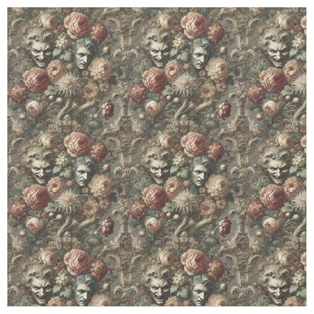 Tecido Produção De Sangue - Azulejo Gótico Denso (Detalhe)