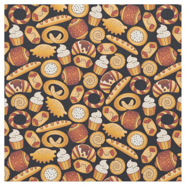 Tecido Produtos da padaria (Detalhe)