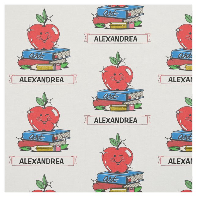 Tecido Professores Livros Escolares de Estudantes Apple P (Modelo)