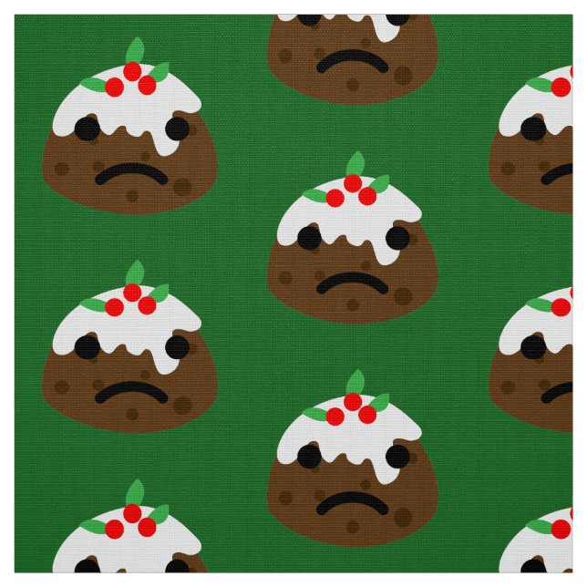 Tecido pudim de natal triste (Modelo)