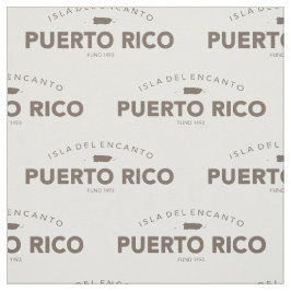 Tecido Puerto Rico, Isla del Encanto