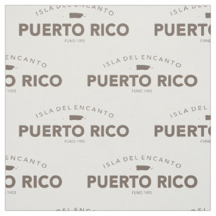 Tecido Puerto Rico, Isla del Encanto