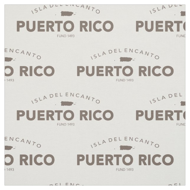 Tecido Puerto Rico, Isla del Encanto (Modelo)