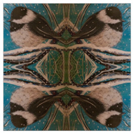 Tecido Puffy Chickadee